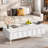 Lift-top Coffee Table With Foldable Top, 2 Drawers, Hidden Storage Compartment And Metal Legs-655022880