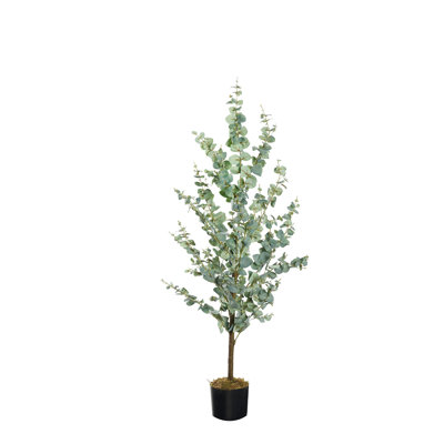 Faux Eucalyptus Tree in Planter