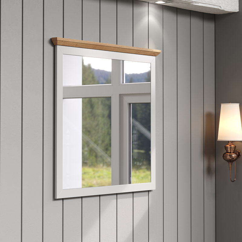 Ancelin Engineered Wood Wall Mirror