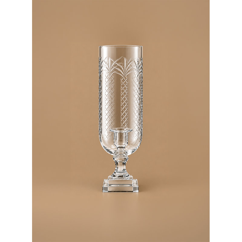 15.5'' H Glass Tabletop Hurricane