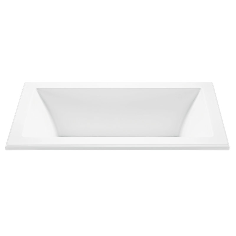 Madelyn 2 65.625" Whirlpool Bathtub, White