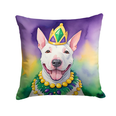 King of Mardi Gras Throw Pillow