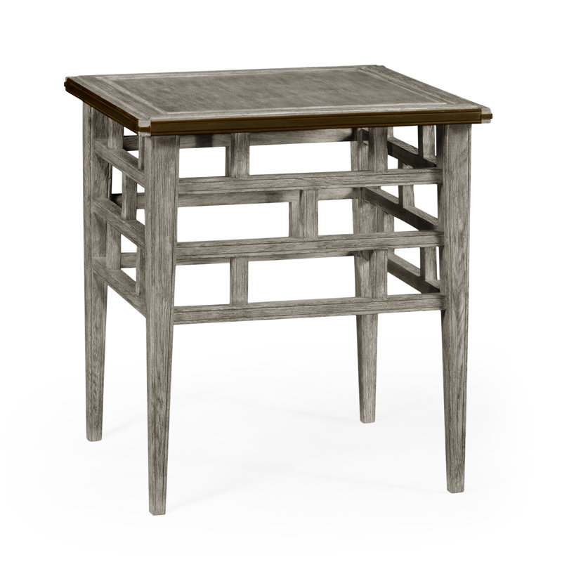 William Yeoward End Table, Gray Oak