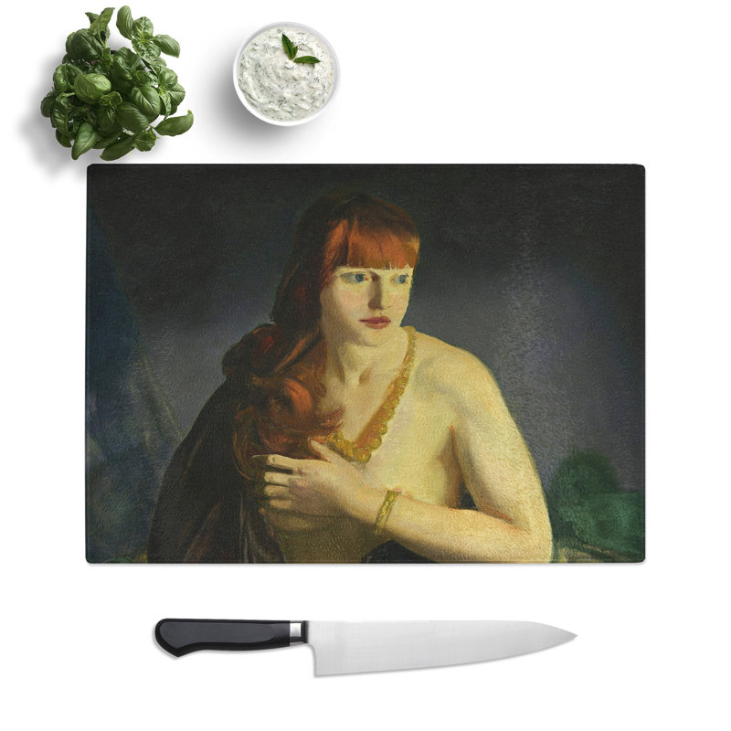 Nude with Hair by George Bellows Chopping Board, 0.4cm H x 20cm W x 28.5cm L