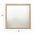 Ilmie Commode double 6 tiroirs avec miroir