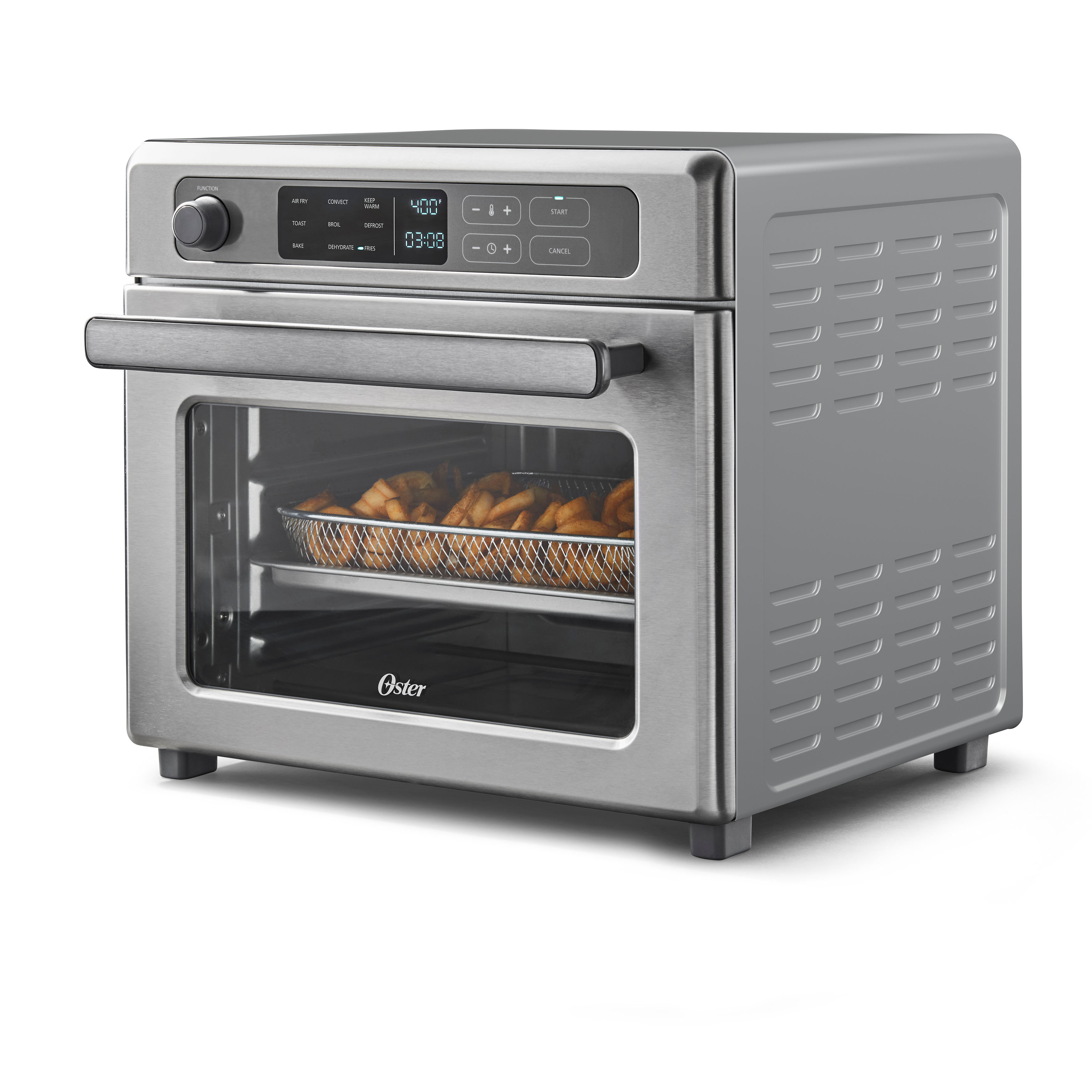 VAL CUCINA 10-in-1 Smart Air Fryer & Convention Toaster Oven, Brushed  Stainless