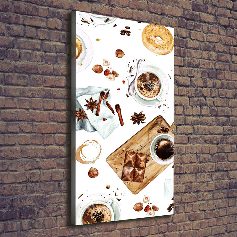 Breakfast - Wrapped Canvas Print