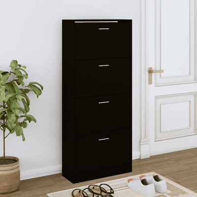 12 Pair Flip Down Shoe Storage