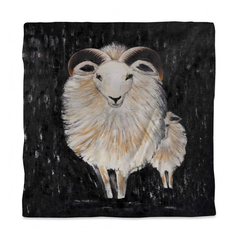 Rustic Brown Duvet Cover - Two Bushy Ram | Bedroom Decor