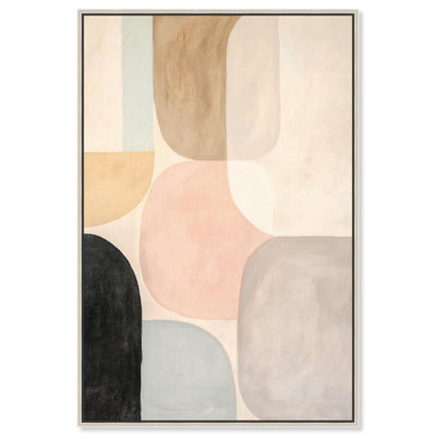 Soft Cubism II Canvas Geometric Abstract by