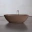 75" x 40" Freestanding Soaking Cement Bathtub-1595524162