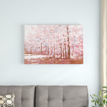 New Jersey, Cherry Blossom Tree | Large Solid-Faced Canvas Wall Art Print | Great Big Canvas