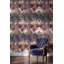 Papier peint mauve à motif abstrait mauve