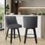 Tabourets de bar et de comptoir Loriell avec structure en bois massif-1334114383-1334298616-1334298622