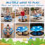 Fauteuil rotatif pour enfants autistes avec lumières et musique, jouet sensoriel à rotation à 360 °, équilibre et coordination-693835202