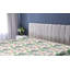 Drap-housse succulents Ambesonne Cactus Cactus Flamant rose ivoire vert réséda-106733149