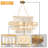 Joyah 8 - Light Iron Dimmable Chandelier