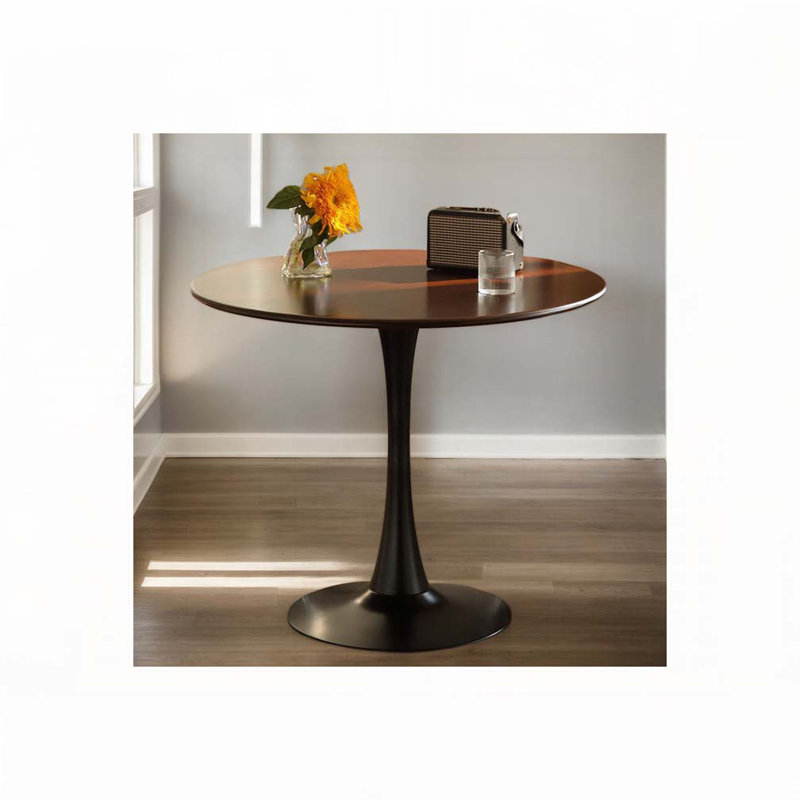 Round MDF Top Dining Table