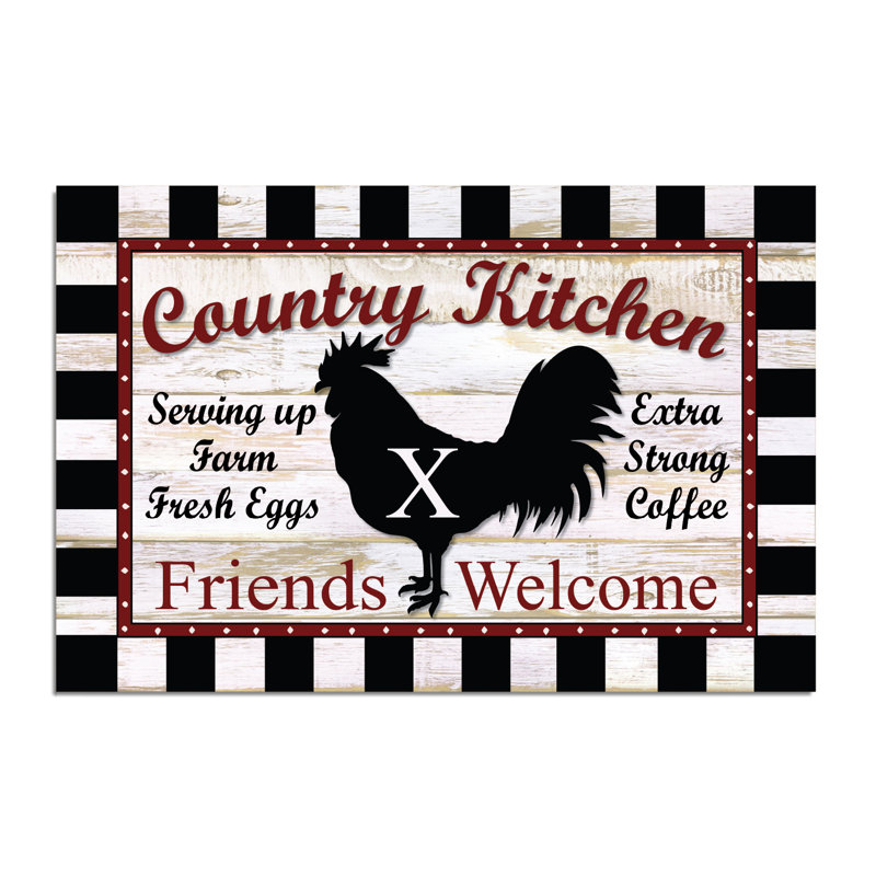 Tapis d'extérieur antidérapant Country Kitchen 27 po x 18 po, Oui