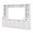 103" L Minimalist Entertainment Wall Unit Set With Bridge For Tvs Up To 75'', Ample Storage Space TV Stand With Adjustable Shelves, Media Console-1232954143