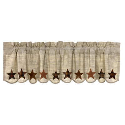 Cantonnière en coton Abilene Star
