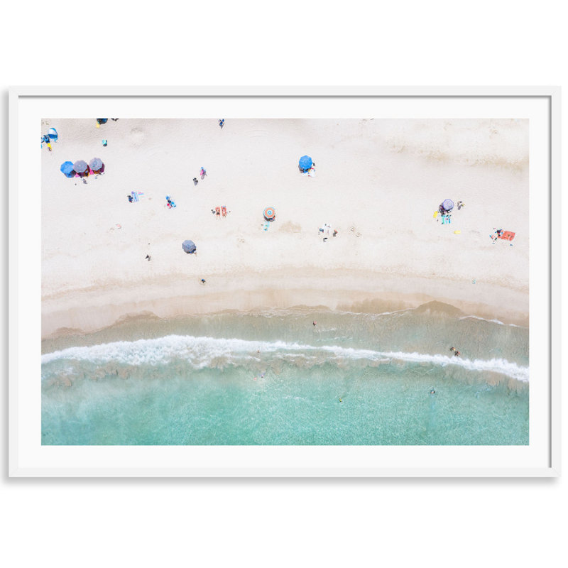 Kona Hawaii par Carly Tabak - Photographie avec cadre photo, Bois blanc, L 44 po x H 31 po