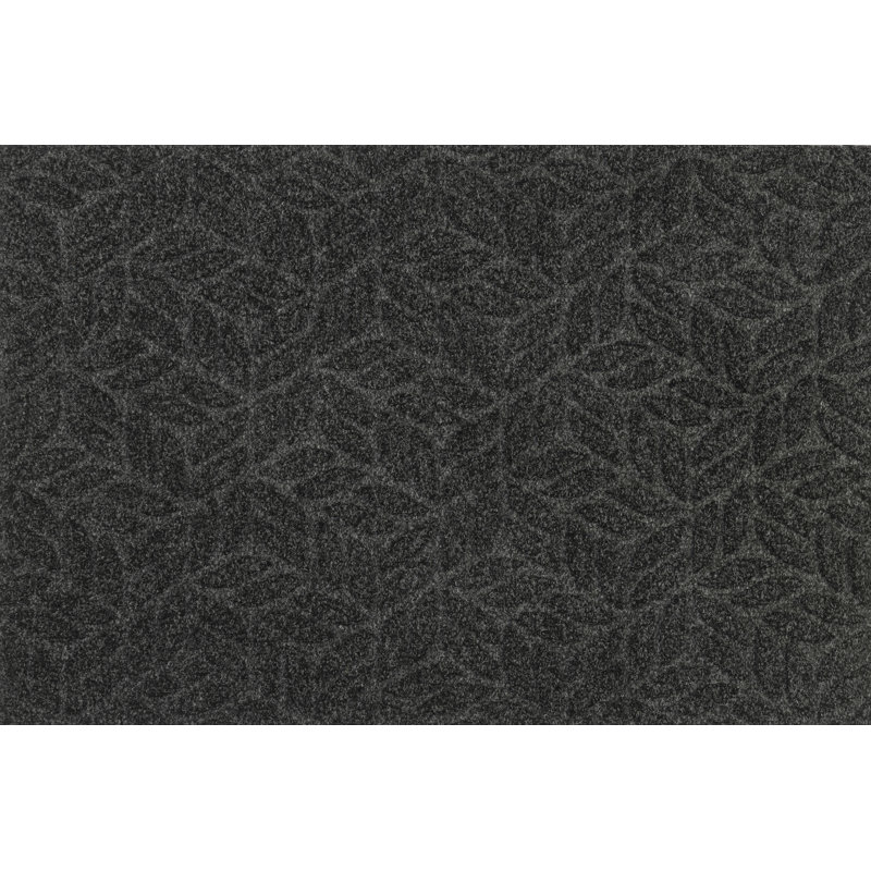 Non-Slip Christmas Indoor Doormat, Rectangular 60 x 90cm, Black