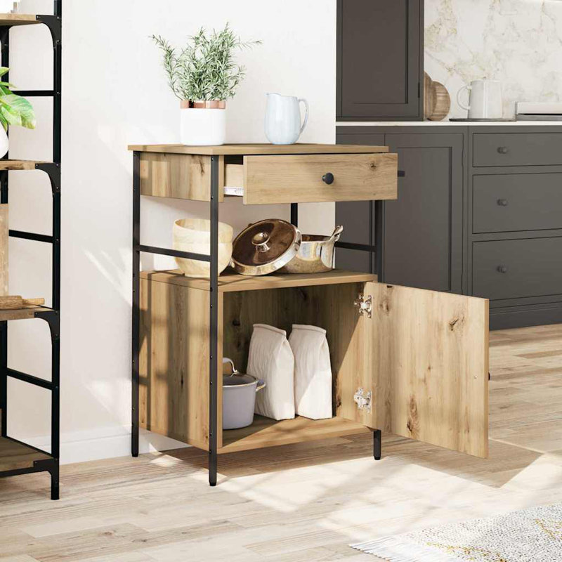 Kitchen Cart, Artisan Oak