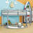 Karger Twin Loft Bed With Ample Storage, Low Height Design, Safety Guaranteed-2029820304