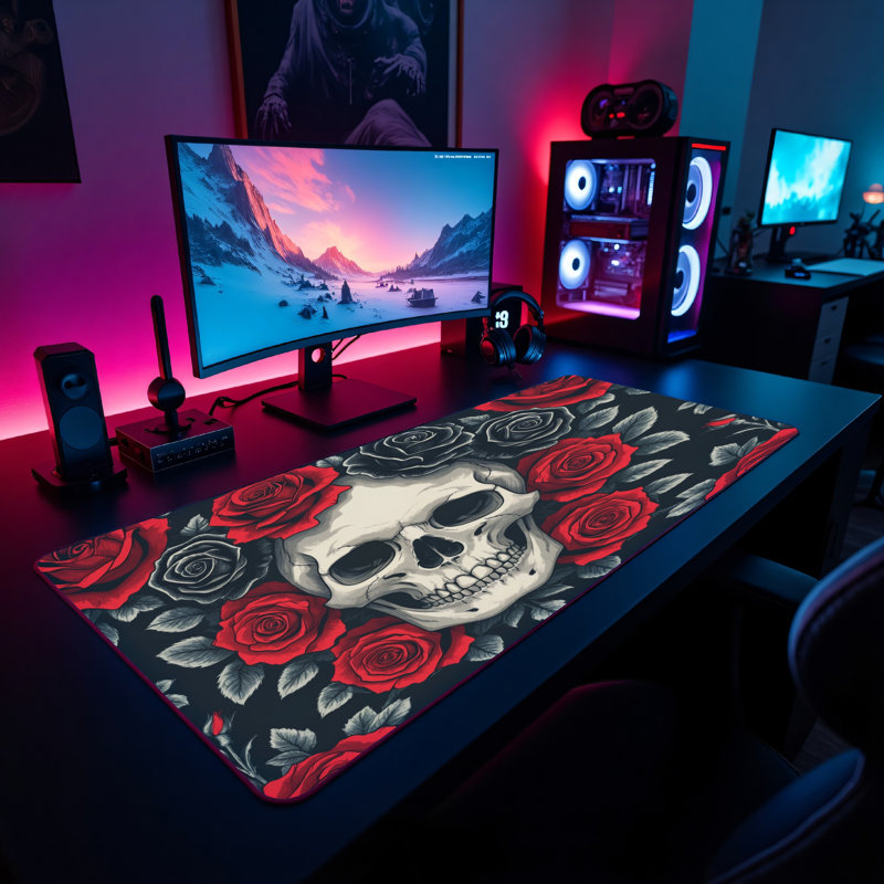 Polyester Desk Pad, 14.4x12.1