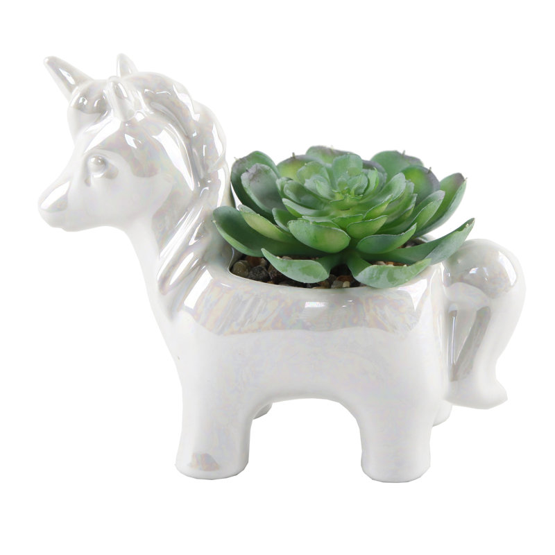 Plante grasse artificielle en pot 2 po, Perle