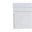 Meuble-lavabo mural 18 po avec lavabo en résine blanche et porte d'armoire à fermeture en douceur 18 po-872271498