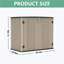 PawsomePad Boîte de rangement d'extérieur imperméable pour jardin-130604055
