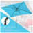 Rectangular Patio Umbrella with Crank (Without base)-212438285