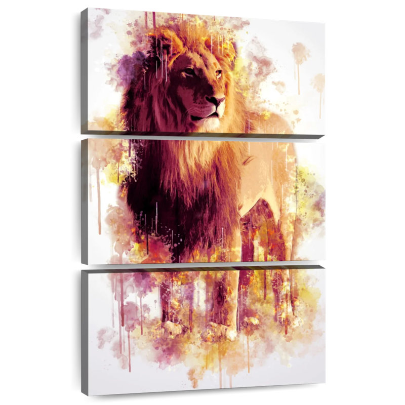 Position du lion Brampt