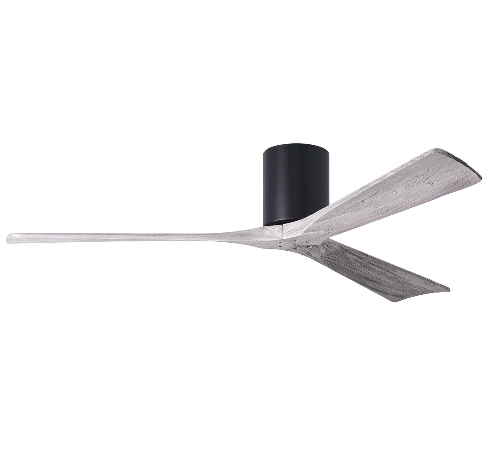 Olivier Ceiling Fan, Matte Black, 60", Barn Wood Tone