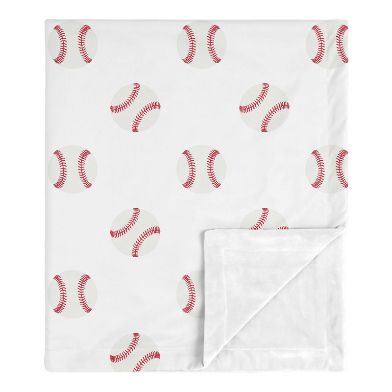Baseball Patch Security Baby Blanket