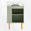 Ensemble de meuble-lavabo simple 21,6 po avec plateau en céramique-55531533-61475228