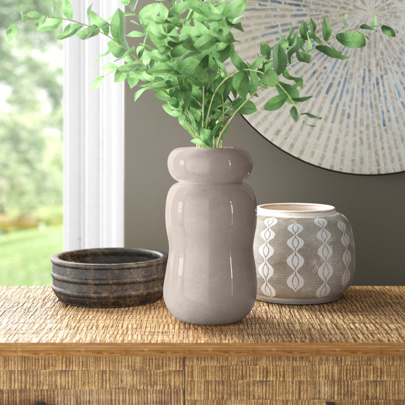 Jessy 10.65'' Earthenware Table Vase