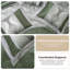 Ensemble d'édredon en jacquard en microfibre 15 pièces Kath-1790215629-1790802378