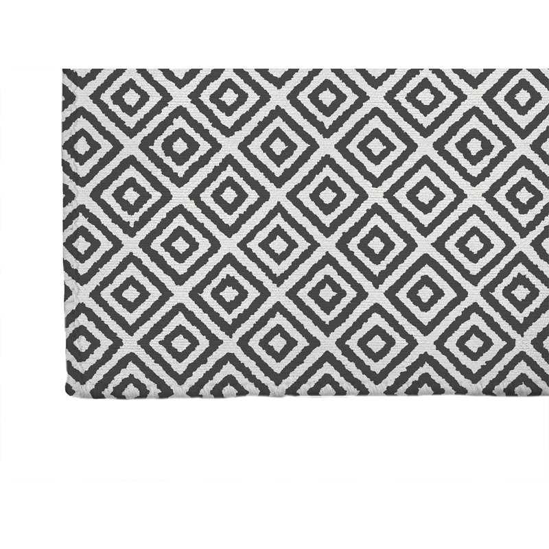 Ikat Grunge Indoor Doormat, Ivory, 48" W x 72" L