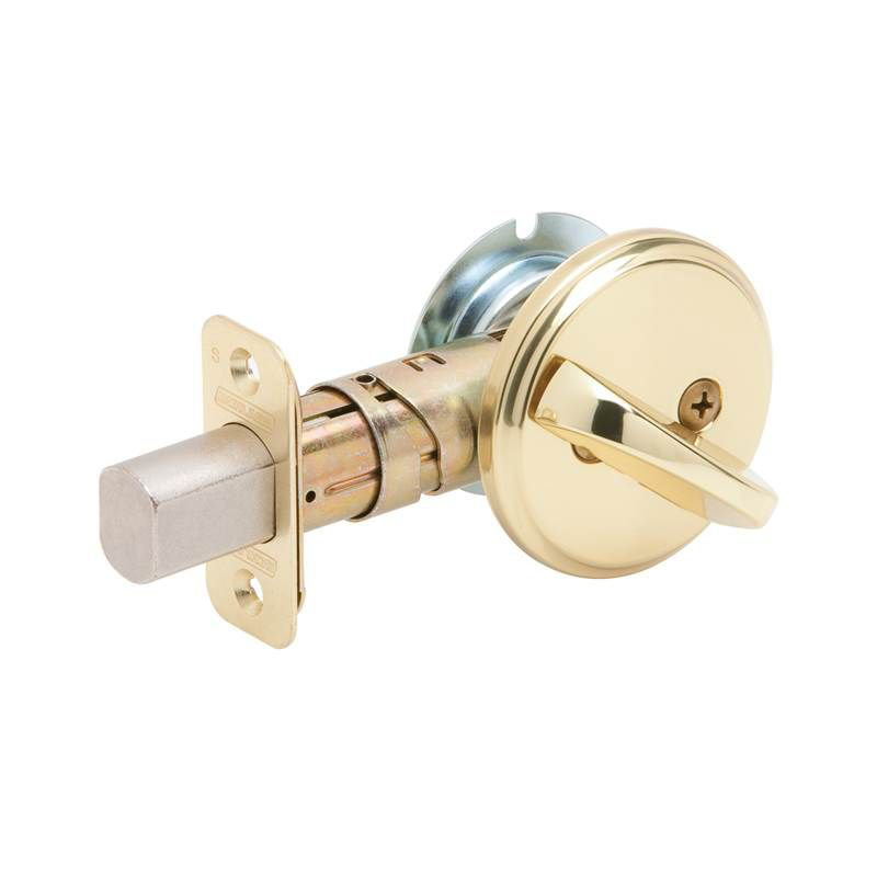 Commercial Door Bolt, Bright Brass