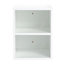 Élégant meuble-lavabo mural de 42 po avec lavabo, armoire latérale, portes à fermeture en douceur et conception combinée Kd-emballage