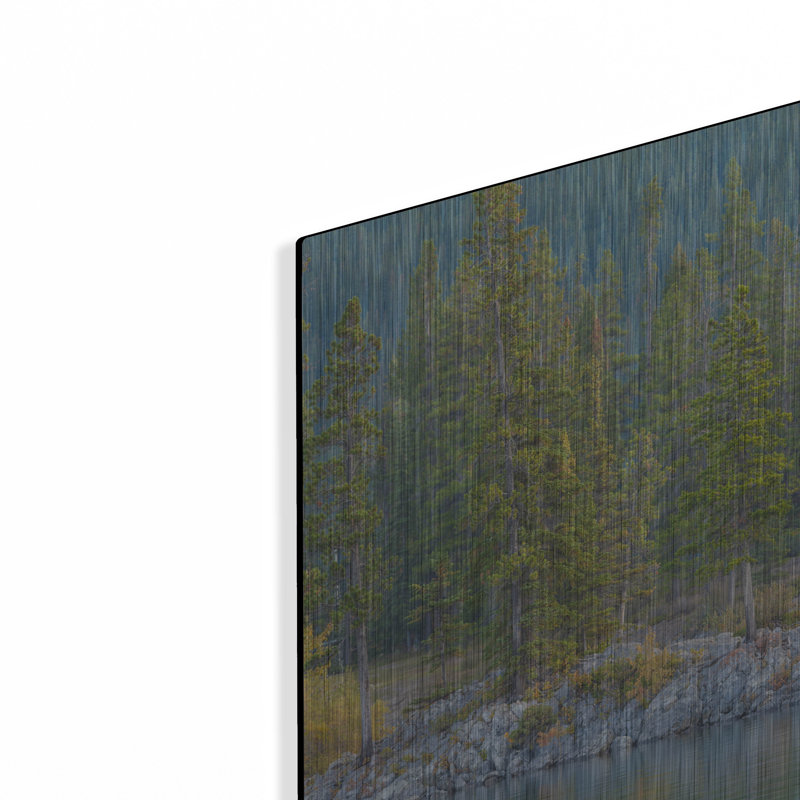 «Lake Minnewank 2» par Joe Reimer, art mural en métal, H 12 po x l 16 po