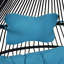 Chaise suspendue en polyéthylène avec coussins Cadmann - Bleu-481970655