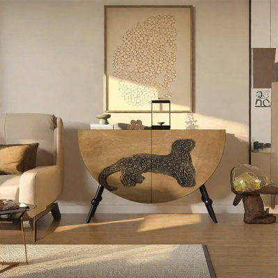 Armoire en bois de frêne avec rangement spacieux en couches