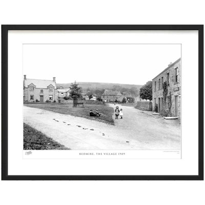 Redmire, the Village 1909 1 Piece Single Picture Frame Wall Art