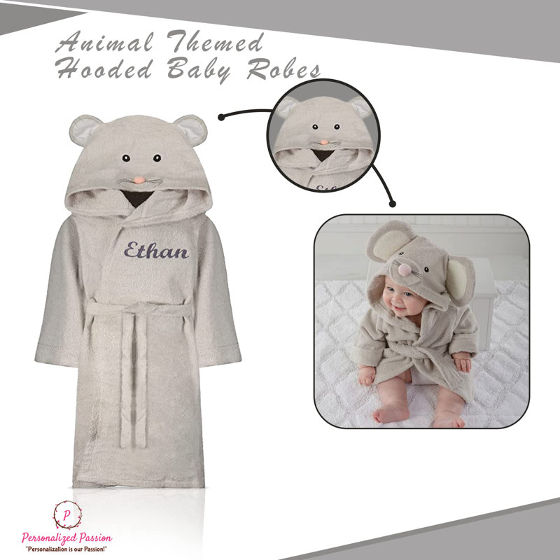 Peignoir de cheville avec capuche pour enfants, S, Oui