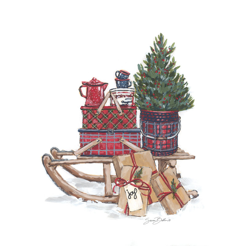 Tradition de Noël d'antan I, H 48 po x l 32 po x P 1,25 po