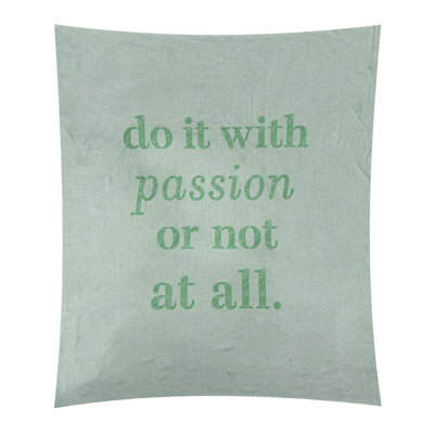 Tapisserie en polyester pour citation de passion